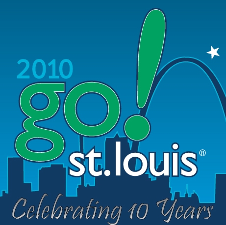 GO! St. Louis 10th Anniversary Logo